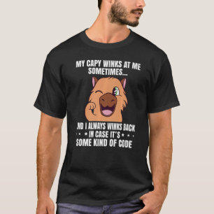 T-shirt My Capy treint parfois Funny Capybara Capib