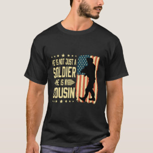 T-shirt My Cousin Est Un Héros Soldat Fière Armée Relative