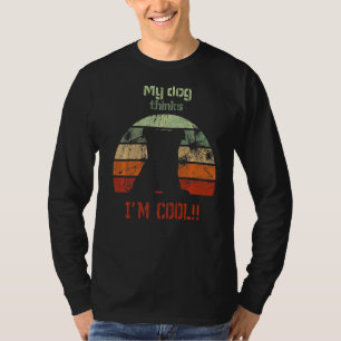 T-shirt My Dog pense que je suis Cool chiot Sibérien Husky