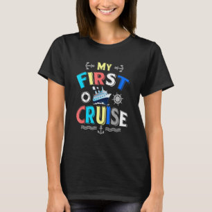 T-shirt My First Cruise Men Femmes Filles et garçons