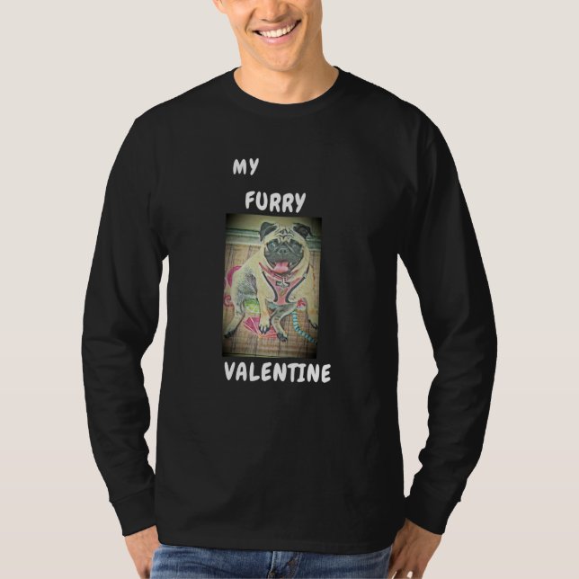 T-shirt My Furry Valentine (Devant)