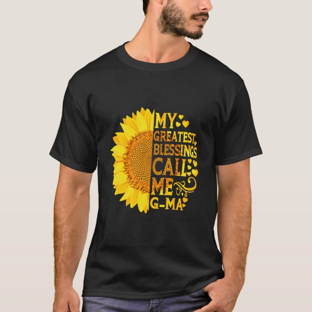 T-shirt My Greatest Blessings Call Me G-Ma Mother'S Day (Devant)