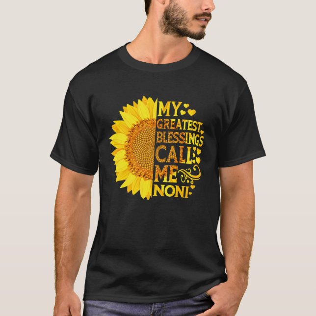 T-shirt My Greatest Blessings Call Me Noni   Mother s Day (Devant)