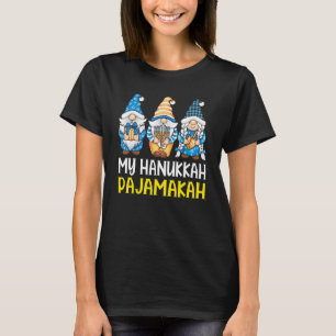 T-shirt My Hanukkah Pajamakah Gnome  Chanukah Pajamas Wome
