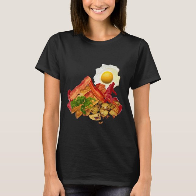 T-shirt My Ketchup Gone Squatchine pour le petit déjeuner  (Devant)