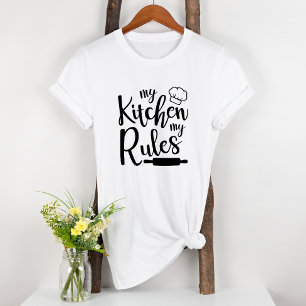 T-shirt My Kitchen My Rules Cooking Canning