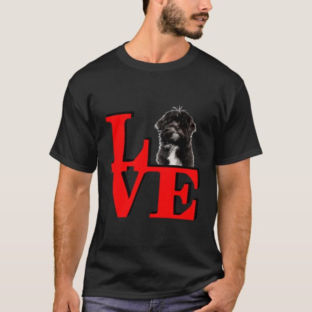 T-shirt My Lhasa Apso Love Park (Devant)
