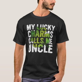 T-shirt My Lucky Charms Call Me Uncle Shamrock C