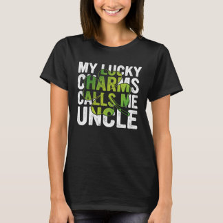 T-shirt My Lucky Charms Call Me Uncle Shamrock C