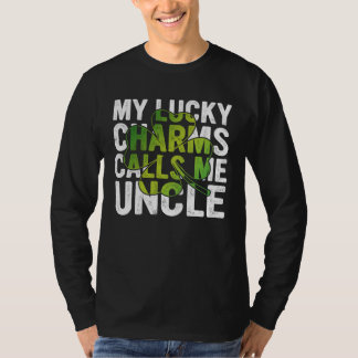 T-shirt My Lucky Charms Call Me Uncle Shamrock C