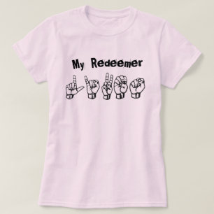 T-shirt My MER de discours Lives (ASL alphabet)