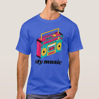 T-shirt My music Boombo 90s Style