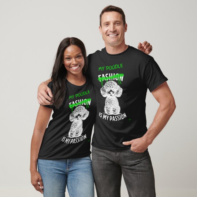 T-shirt My Poodle est ma passion : Amoureux des chiens (Unisexe)