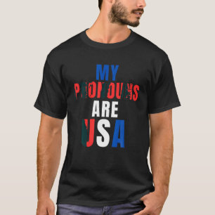 T-shirt My Pronounours Are USA We the People 4 juillet Men