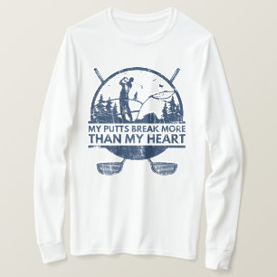 T-shirt My Putts Bref Plus Drôle Cadeaux De Golf