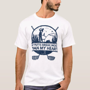 T-shirt My Putts Bref Plus Drôle Cadeaux De Golf
