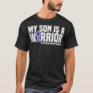 T-shirt My Son is a Warrior Testicular Cancer Awareness 