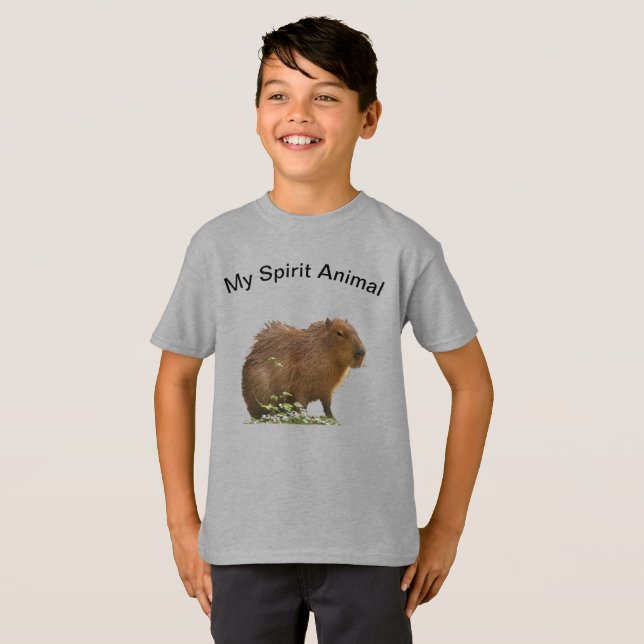 T-shirt My Spirit Animal Capybara (Devant entier)