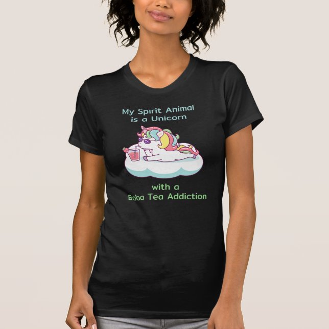 T-shirt My Spirit Animal est une licorne (Devant)