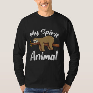 T-shirt My Spirit Animal Sloth Nap Sloth Lazy
