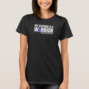 T-shirt My Stepdad Est Un Guerrier Rheumatoid Arthrite Awa