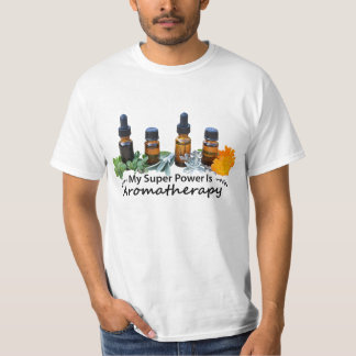 T-shirt My Super Power is Aromatherapy Men's tee