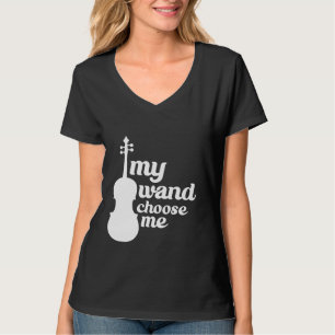 T-shirt My Wand Choisi Me Violon Musique Violoniste -