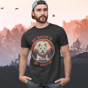 T-shirt My Westie is My Bestie Cute West Highland Terrier