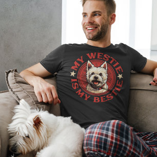 T-shirt My Westie is My Bestie West Highland White Terrier