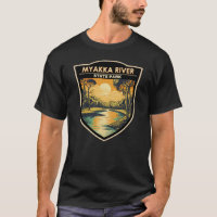 Myakka River State Park Floride Travel Art Vintage