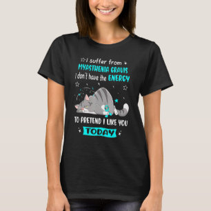 T-shirt Myasthenia Gravis Guerrier Je Souffre De Myastheni