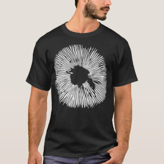 T-shirt Mycologie Champignons Spore Imprimer le crayon sur