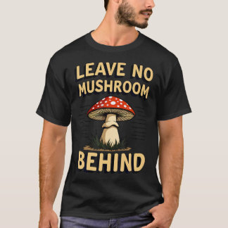 T-shirt Mycologie Cueillette de Champignons Fungi Shroom M