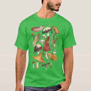 T-shirt Mycologie De La Chemise Des Champignons Qui Formen