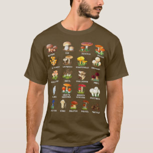 T-shirt Mycologie des champignons Champignons de coeur For