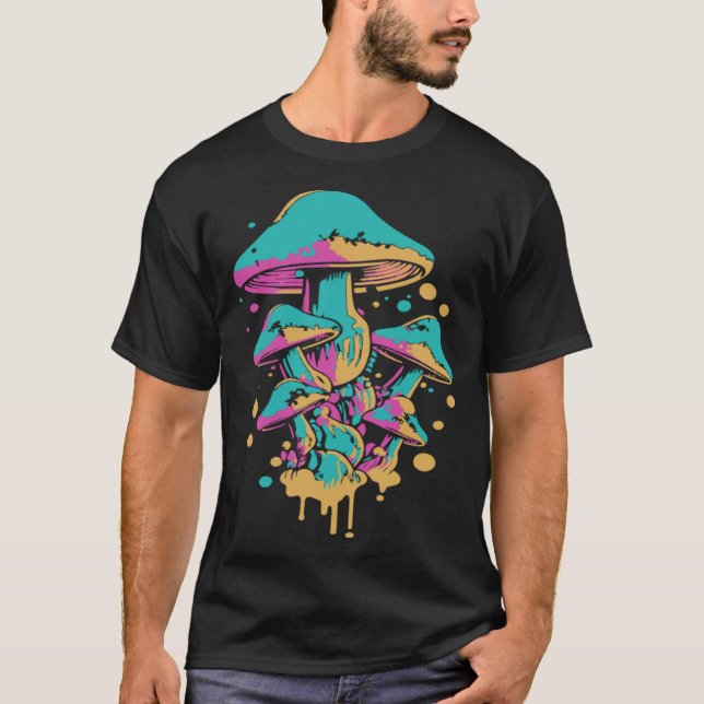 T-shirt Mycologie du chasseur de champignons champignons c (Devant)