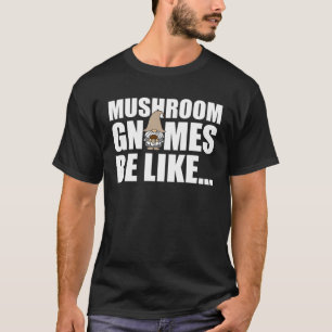 T-shirt Mycologie En Plein Flamme Chasseur De Champignons 