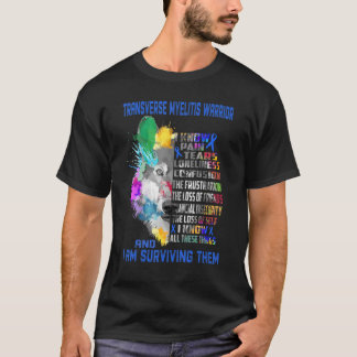 T-shirt Myélite Transverse Je Connais Tout Et Je Surviv