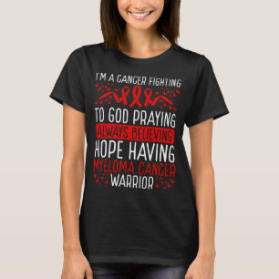 T-shirt Myeloma Cancer Warrior Myeloma Cancer Awareness