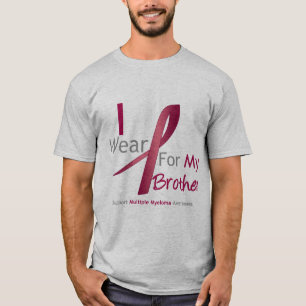 T-shirt Myeloma - Je Porte La Bourgogne Pour Mon Frère