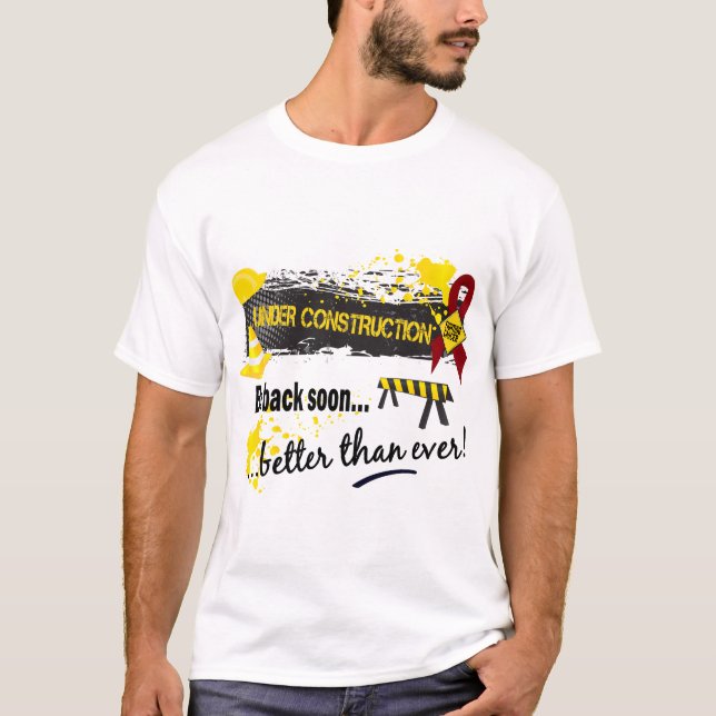 T-shirt Myélome multiple en construction (Devant)