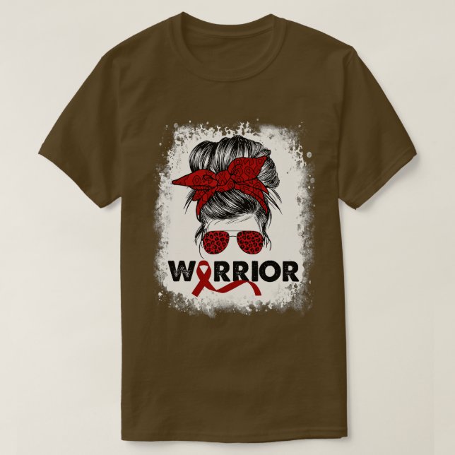 T-shirt Myélome multiple guerrier Sensibilisation au cance (Design devant)