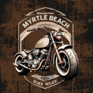 T-shirt Myrtle Beach Bike Week Printemps 2024