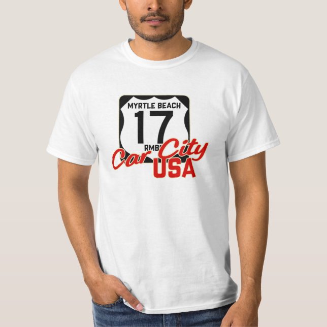 T-shirt Myrtle Beach Car City USA (Devant)