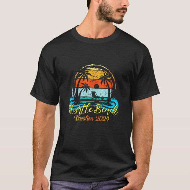 T-shirt Myrtle Beach Carolina 2024 Matching Family Vacatio (Devant)