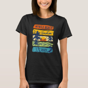 T-shirt Myrtle Beach Carolina Vacation 2023 Family Group S