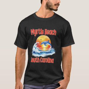 T-shirt Myrtle Beach Souvenirs Caroline du Sud Coucher de