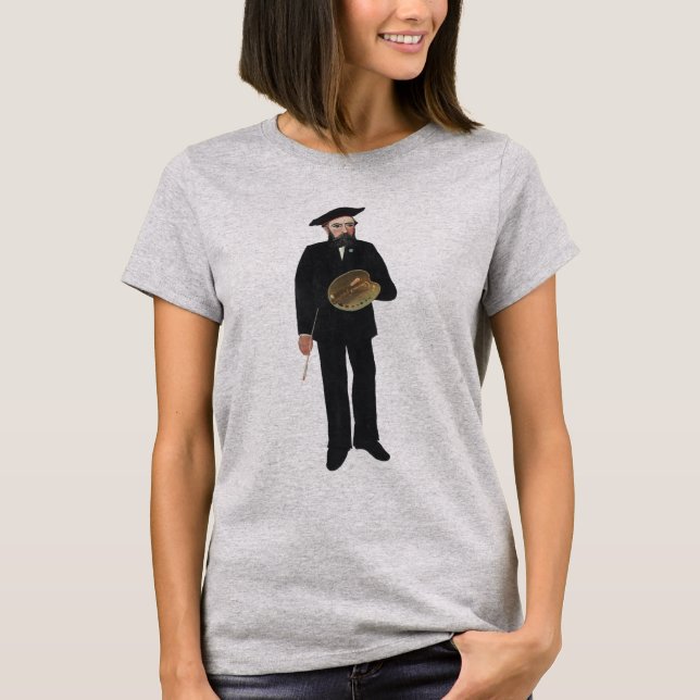 T-shirt Myself Portrait Paysage 1890, Henri Rousseau (Devant)