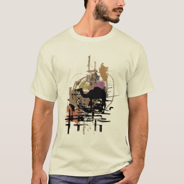 T-shirt Mystic Millie Camel (Devant)