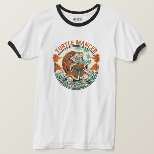 T-shirt Mystic Turtle Mancer Vagues Océaniques Art Japonai